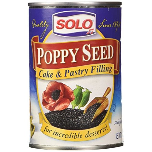 Solo Poppy Seed Cake &Amp; Pastry Filling 12.5 Oz Cans 2 Pack By U