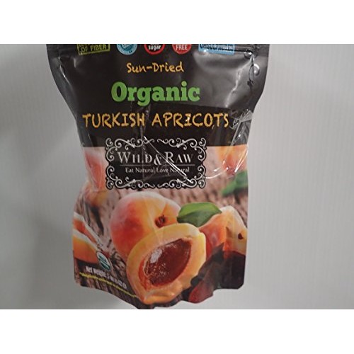 Wild &Amp; Raw Sun-Dried Organic Turkish Apricots 5 Oz Good Source O