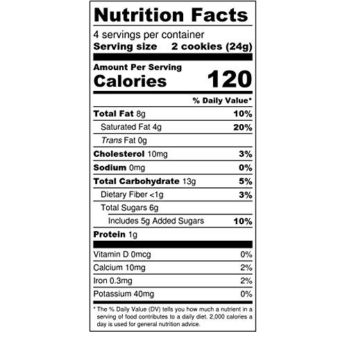 Unna Bakery Coconut Oatmeal Butter Cookie. 3.4 Oz