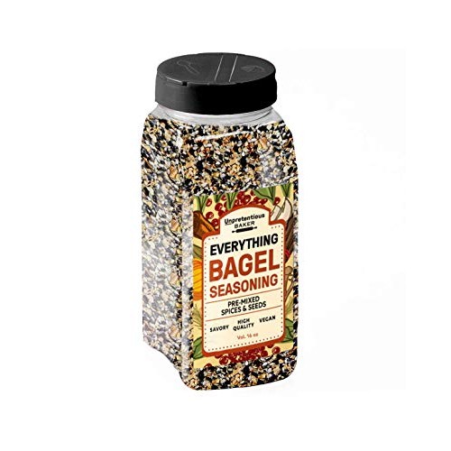 Everything Bagel Seasoning, 16 Oz By Unpretentious Baker, Add Te