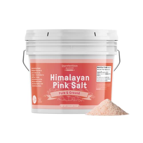 Himalayan Pink Salt By Unpretentious Baker, 1 Gallon, Pure Groun...