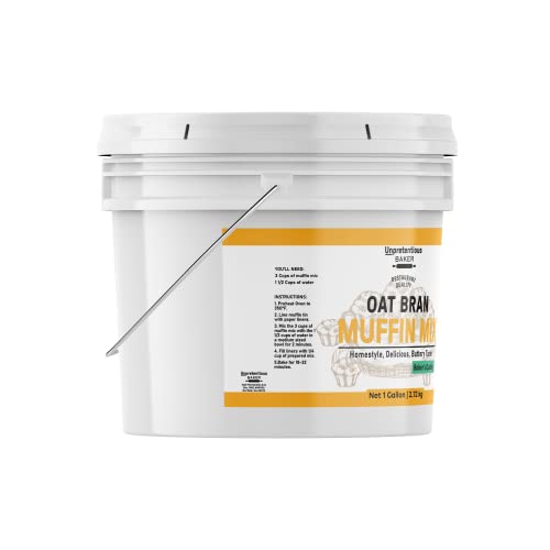 Oat Bran Muffin Mix By Unpretentious Baker, 1 Gallon, Fluffy, De...