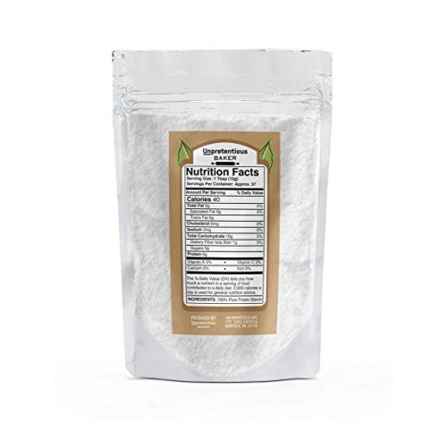 Potato Starch, 1.5 Lbs. By Unpretentious Baker, Pure &Amp; Gluten-Fr