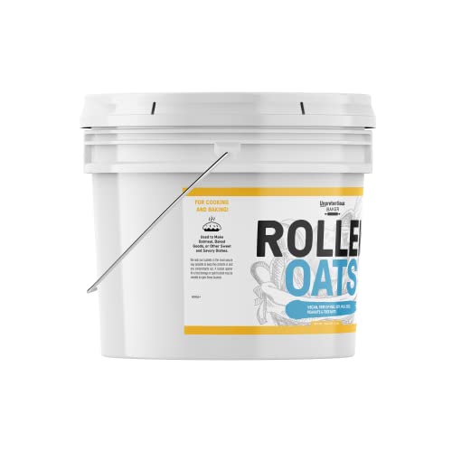 Rolled Oats By Unpretentious Baker, 1 Gallon, Old Fashioned Oats...
