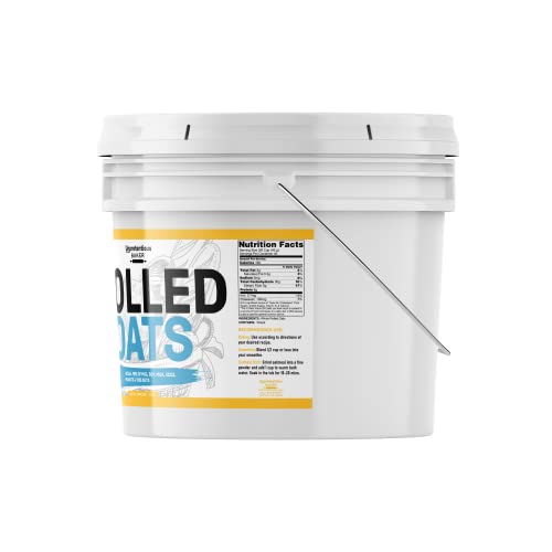 Rolled Oats By Unpretentious Baker, 1 Gallon, Old Fashioned Oats...