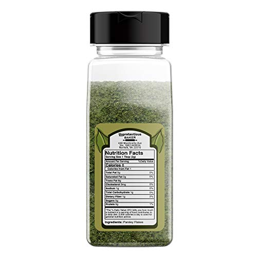 Parsley, 4 Oz. By Unpretentious Baker, Highest Quality &Amp; 100% Pu