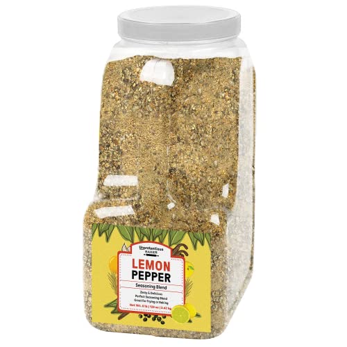 Unpretentious Lemon Pepper Seasoning 8lb, Great Zesty Flavor, ...