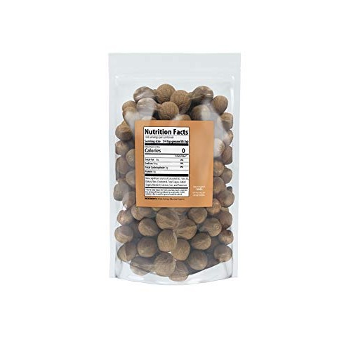 Whole Nutmeg 10 Oz Bag Ideal For Eggnog &Amp; Holiday Dishes, Bake
