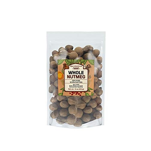 Whole Nutmeg 10 Oz Bag Ideal For Eggnog &Amp; Holiday Dishes, Bake