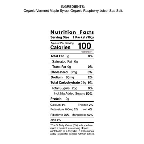 Salted Raspberry Infused Maple Syrup