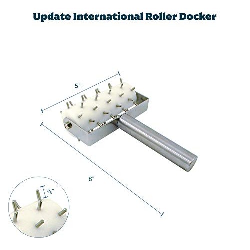 Update International Rd-5 Stainless Steel Pizza Roller Docker, 8
