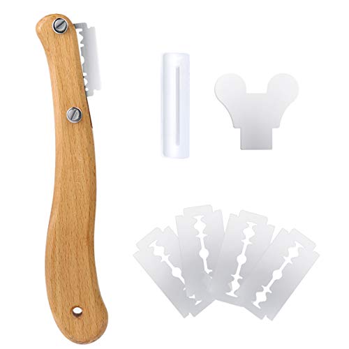 Upkoch Bread Lame With Wooden Handle Bread Slashing Tool Bread S