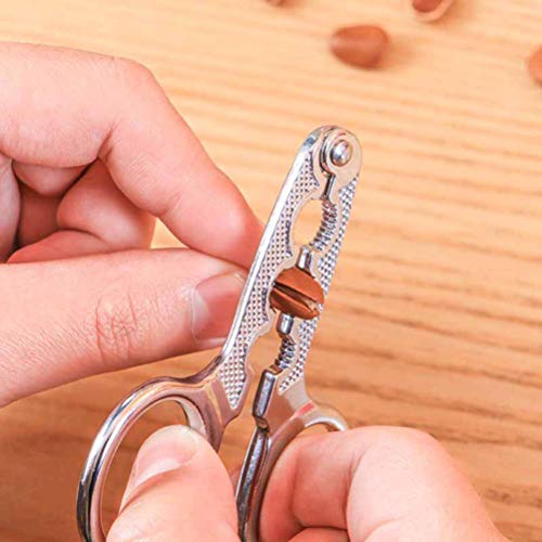 Upkoch Stainless Steel Seeds Plier Scissor Seed Cracker Sheller