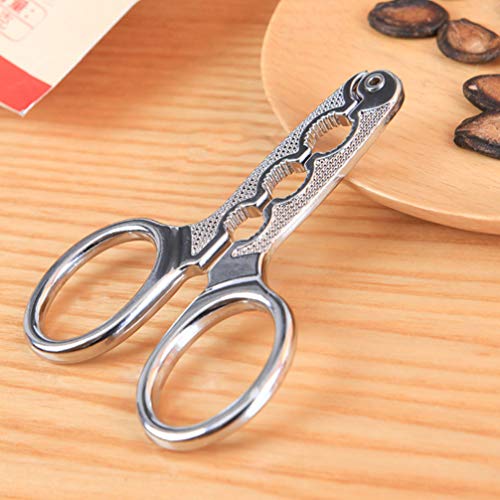 Upkoch Stainless Steel Seeds Plier Scissor Seed Cracker Sheller