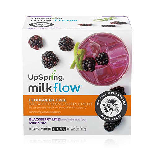 Upspring Milkflow Fenugreek-Free Blackberry Lime Drink Mix | Bre