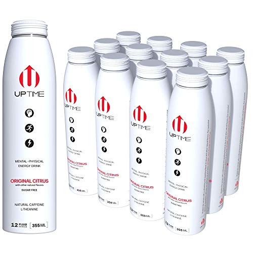 Uptime Original Citrus Zero Sugar 12 Pack, Premium Energy Drin