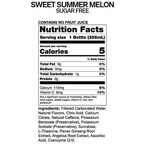 Uptime – Sweet Summer Melon – Zero Sugar 12 Pack Premium Energ
