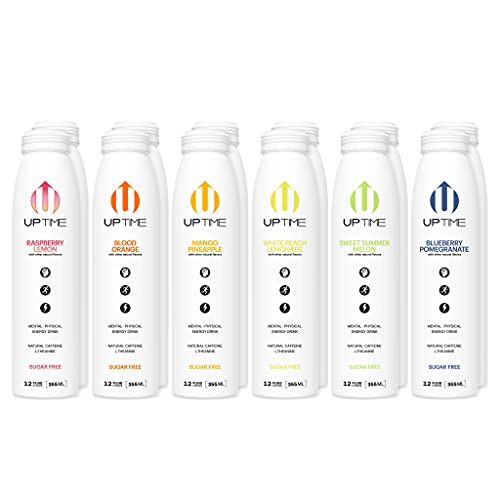 UPTIME - Variety 12 Pack - Zero Sugar Premium Energy Drink, 12oz...
