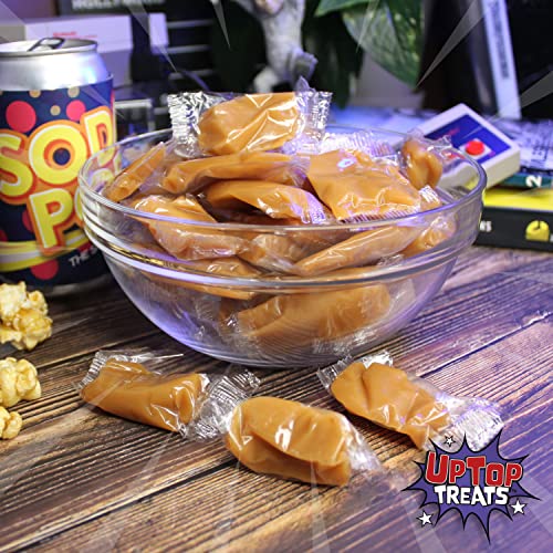 Gourmet Vanilla Sea Salt Caramels | 1 Lb Bag Of Individually Wra