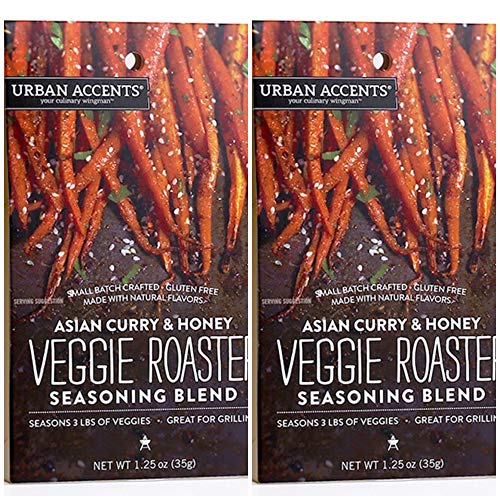Urban Accents 2 Pack Of Asian Curry &Amp; Honey Veggie Roaster Pack