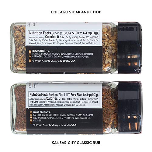 Urban Accents Bodacious Bbq, Gourmet Bbq, Grilling Spices For Sm