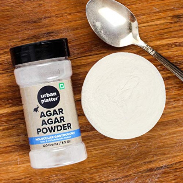 Urban Platter Agar Agar Powder, 100g [Vegetarian Gelatin Powder]