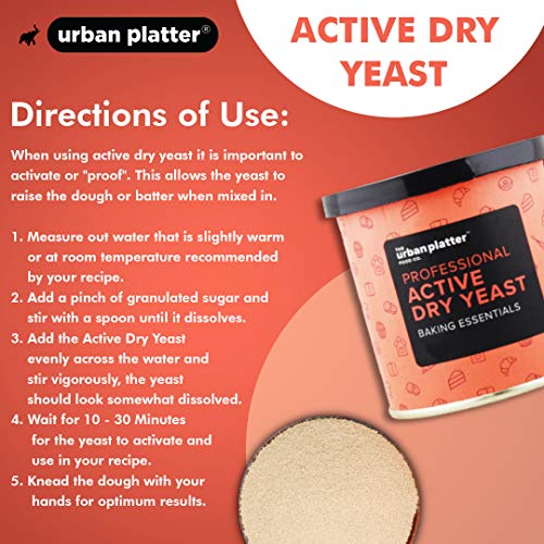 Urban Platter Bakers Active Dry Yeast, 100G