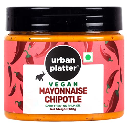 Urban Platter Vegan Chipotle Mayo, 300g / 10.6oz [Dairy-Free May...