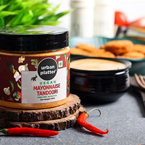 Urban Platter Vegan Tandoori Mayo, 300g / 10.6oz [Dairy-Free May...