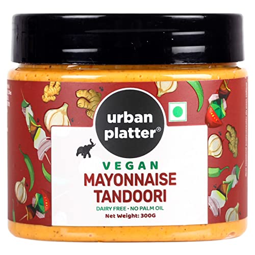 Urban Platter Vegan Tandoori Mayo, 300g / 10.6oz [Dairy-Free May...