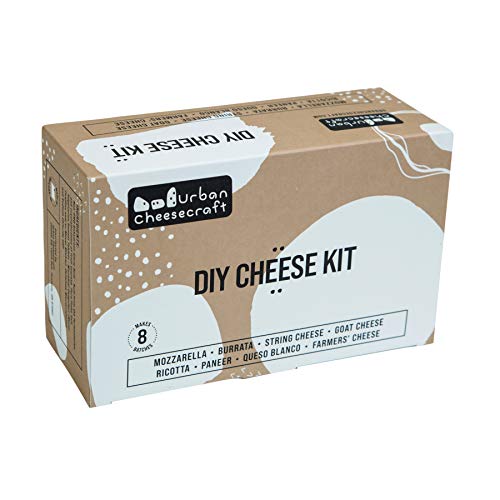Deluxe Cheese Kit - Makes 8 Cheeses; Mozzarella, Burrata, String