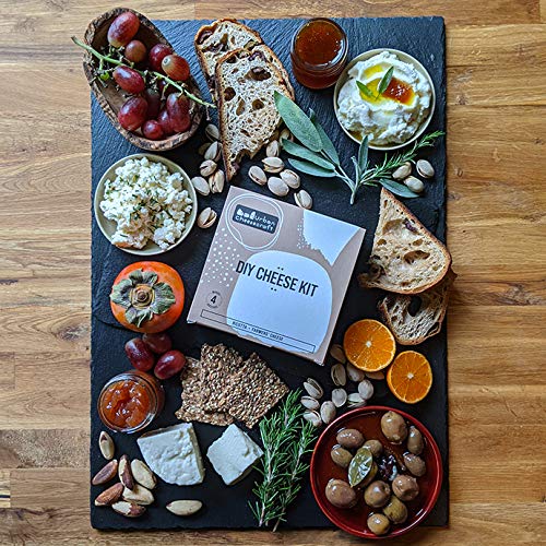 Mini Diy Cheese Kit - Ricotta &Amp; Farmers Cheese - 4 Batches, Mak