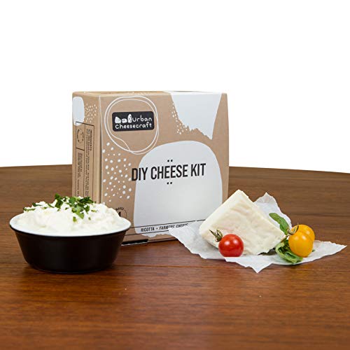 Mini Diy Cheese Kit - Ricotta &Amp; Farmers Cheese - 4 Batches, Mak