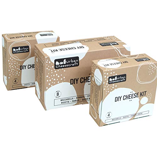 Mini Diy Cheese Kit - Ricotta &Amp; Farmers Cheese - 4 Batches, Mak