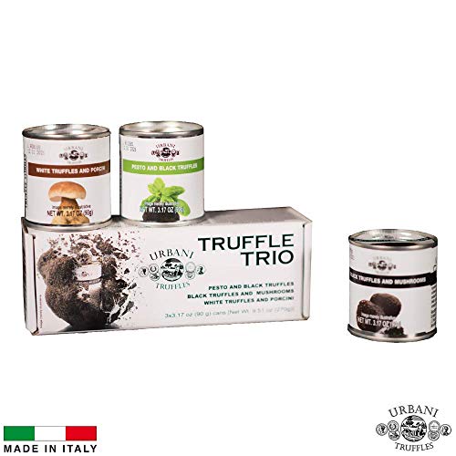 Truffle Sauce Thrills Trio: Black Truffles And Mushrooms, Porcin