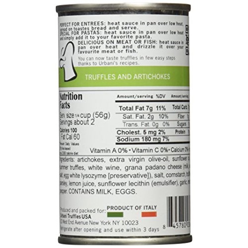 Urbani Truffle Thrills, Truffles And Artichokes, 6.4 Ounce Can