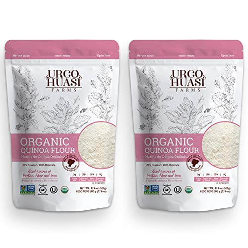 Urcohuasi Farms Organic Quinoa Flour, Non Gmo, Vegan, Naturally