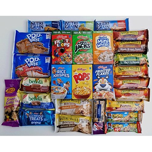 Grab N Go Breakfast Variety Pack - Ultimate Snack Gift Box For Grab N Go Breakfast Variety Pack - Ultimate Snack Gift Box For