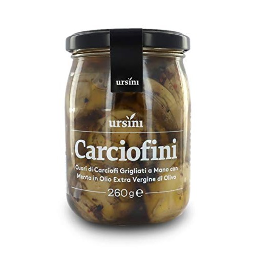 Ursini Artichokes In Oil, Hand-Grilled Artichoke Hearts Flavoure