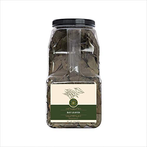 Us-Farmers Natural Premium Quality Bay Leaves In Jar, 1 Lb