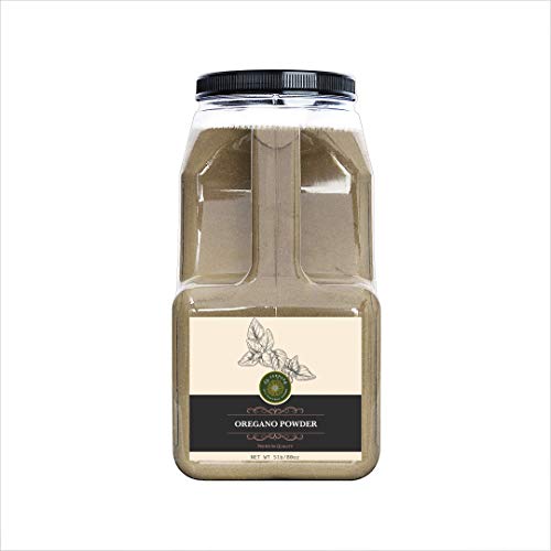 Us-Farmers Natural Premium Quality Oregano Powder In Jar, 5 Lbs