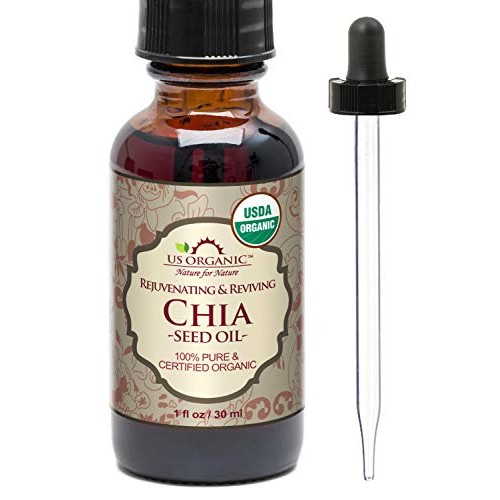 Us Organic Chia Seed Oil, Certified Organic, Pure &Amp; Natural, Col