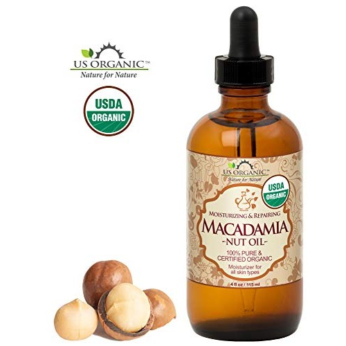 Us Organic Macadamia Nut Oil Unrefined Virgin, Usda Certified Or