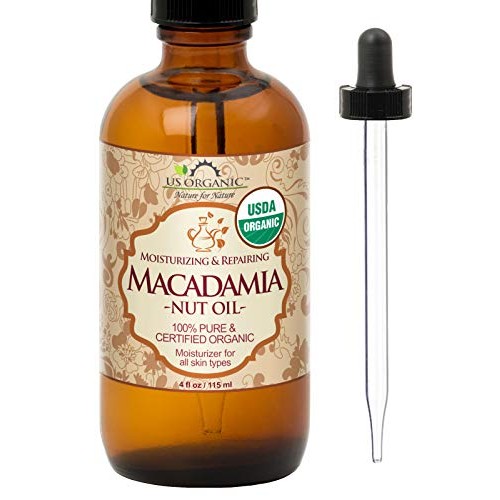 Us Organic Macadamia Nut Oil Unrefined Virgin, Usda Certified Or
