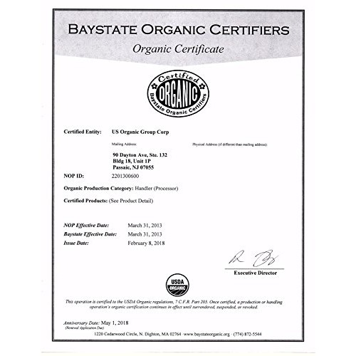 Us Organic Sesame Seed Oil, Certified Organic, Untoasted, Unrefi