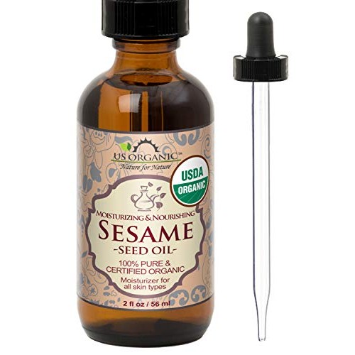 Us Organic Sesame Seed Oil, Certified Organic, Untoasted, Unrefi