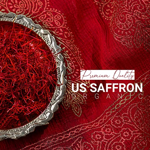 US Saffron, Premium & Finest Organic All Red Saffron Threads Gra...