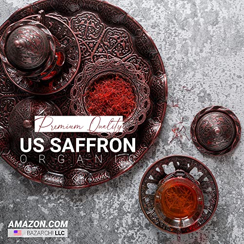 US Saffron, Premium & Finest Organic All Red Saffron Threads Gra...