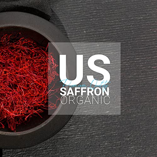 US Saffron, Premium & Finest Organic All Red Saffron Threads Gra...