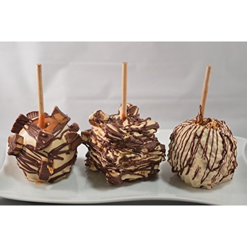Snickers, Reeses, Creamy Peanut Butter Caramel Apple Pack